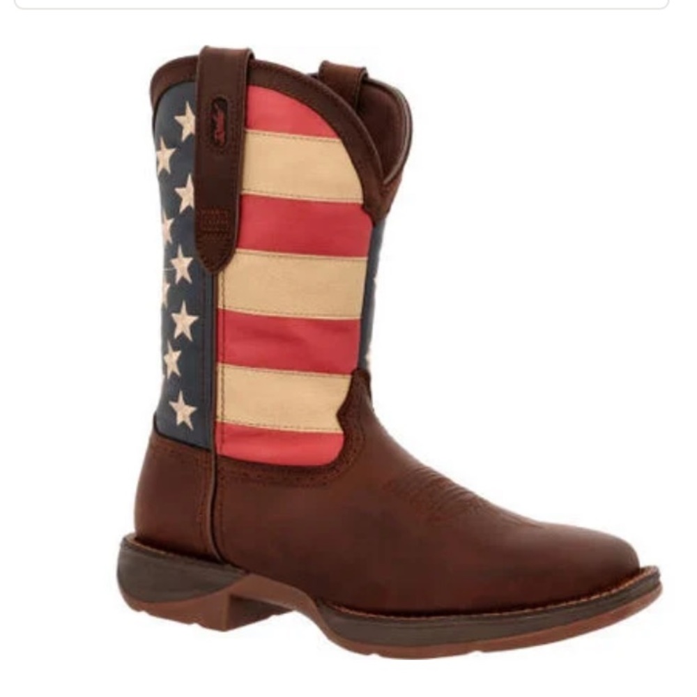 Rebel™ by Durango® Patriotic Pull-On Western Flag Boot